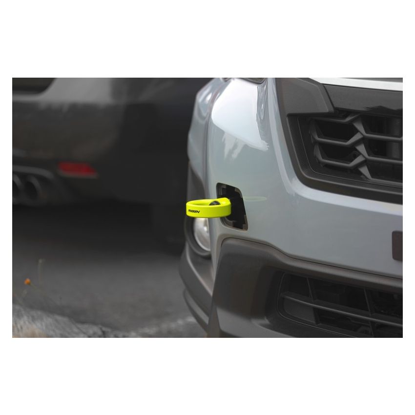Perrin Tow Hook Kit - Front 13-18 Subaru Forester - Neon Yellow