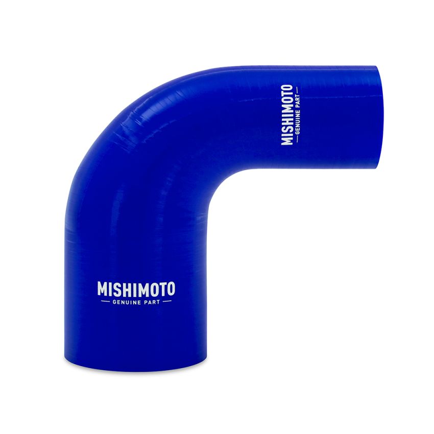 Mishimoto Silicone Reducer Coupler 90 Degree 2in to 3in - Blue
