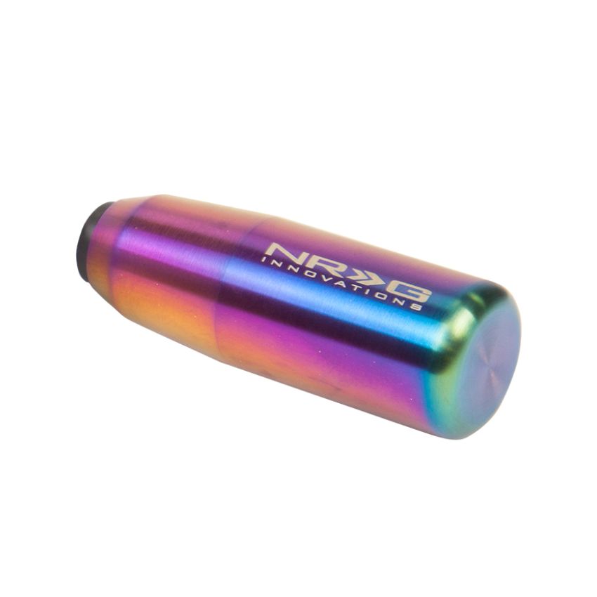 NRG Universal Short Shifter Knob - 3.5in. Length / Heavy Weight .85Lbs. - Multi Color/Neochrome