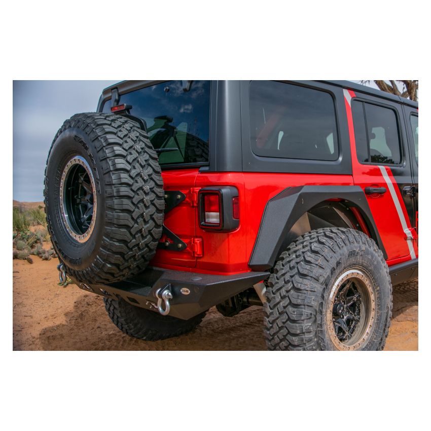 DV8 Offroad 2018+ Jeep Wrangler JL Tailgate Mounted Tire Carrier