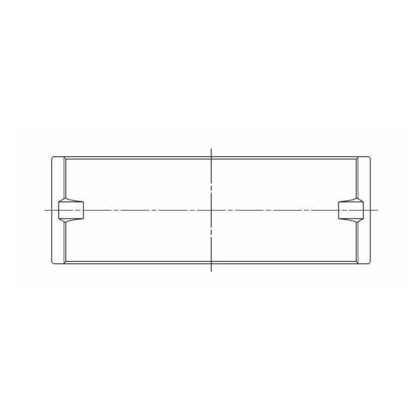 ACL 5M8174H-.025 Ford 2.0L/2.3L DOHC Duratec Race Series Main Bearing Set (Size .025)