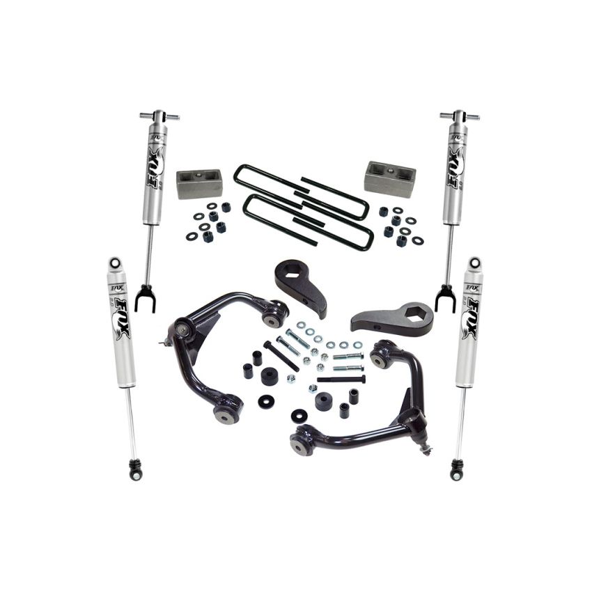 Superlift K1010F 11-19 Chevy Silverado 2500HD - 3in Lift Kit w/ Fox 2.0 Series Shocks