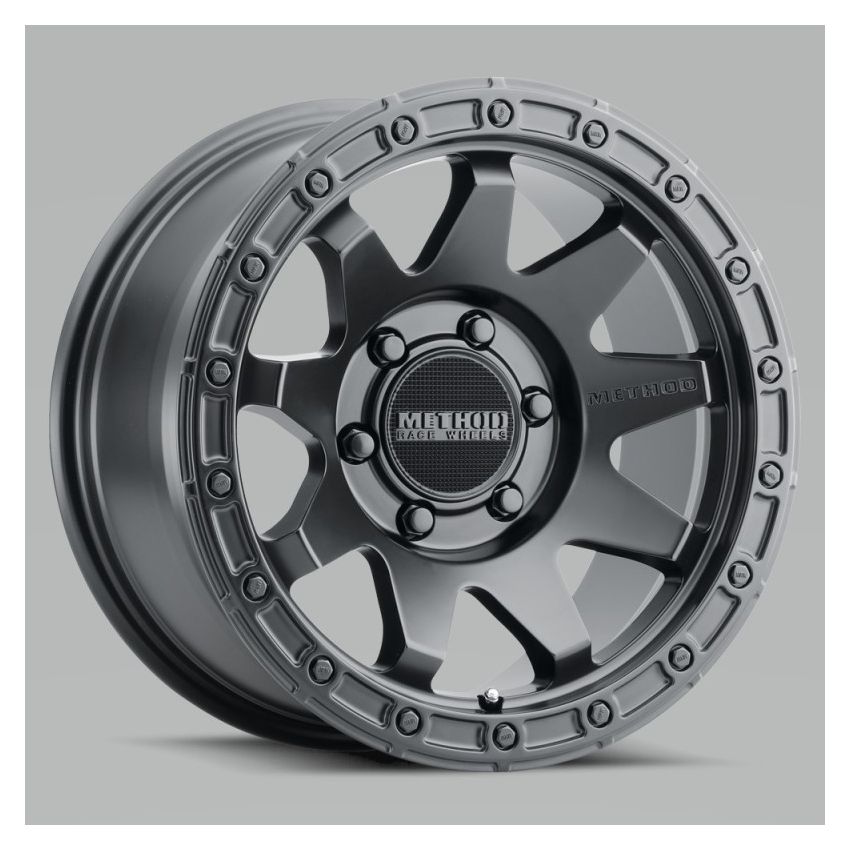 Method MR317 17x8.5 0mm Offset 6x120 67mm CB Matte Black Wheel