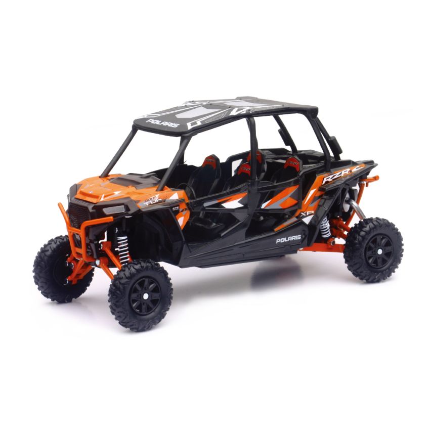 New Ray Toys 57843A Polaris RZR XP 4 Turbo EPS (Spectra Orange)/ Scale - 1:18