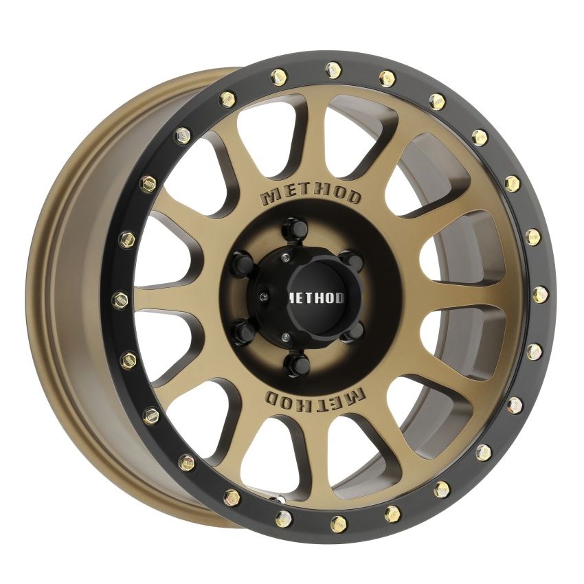 Method MR305 NV 18x9 0mm Offset 6x135 94mm CB Method Bronze/Black Street Loc Wheel