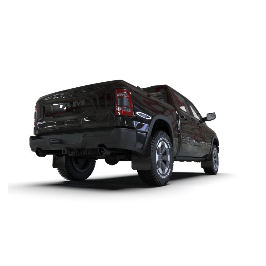 Rally Armor MF98-UR-BLK-MBK Black Mud Flap/Metallic Black Logo