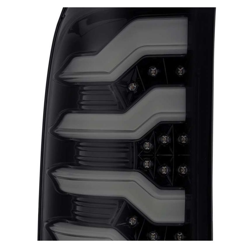 AlphaRex 14-18 GMC Sierra 1500 PRO-Series LED Tail Lights Jet Black