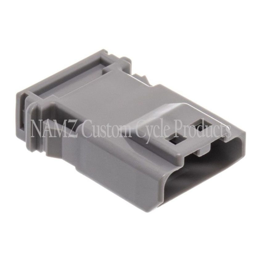 NAMZ NJ-4P52 JAE MX-1900 4-Position Male Gray Pin Housing (HD 69201180)
