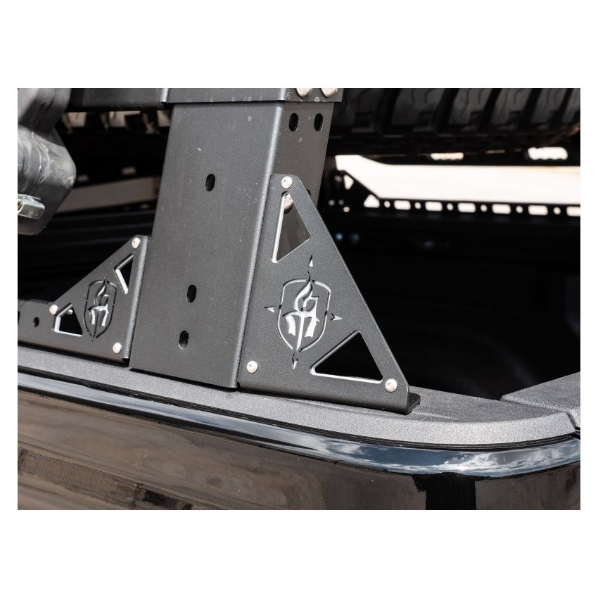 Road Armor 500BRS-BRKTKIT 05-19 Toyota Tacoma TRECK Drill-Less Rack Base Mounting Bracket Kit - Tex Blk