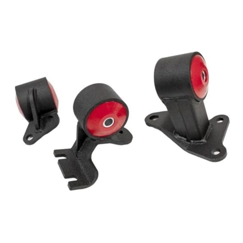 Innovative 88-91 Civic B-Series Black Steel Mounts 60A Bushings (RHD Only Cable)