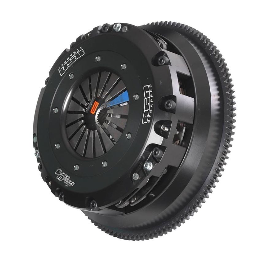 Clutch Masters 02060-TDFR-SHV 10-17 Audi S4 3.0L B8 FX850 Strapped Twin Disc Clutch Kit w/Steel Flywheel