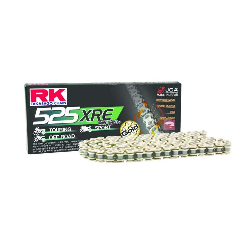 RK Chain GB525XRE-120 GB525XRE-120L XW-Ring - Gold