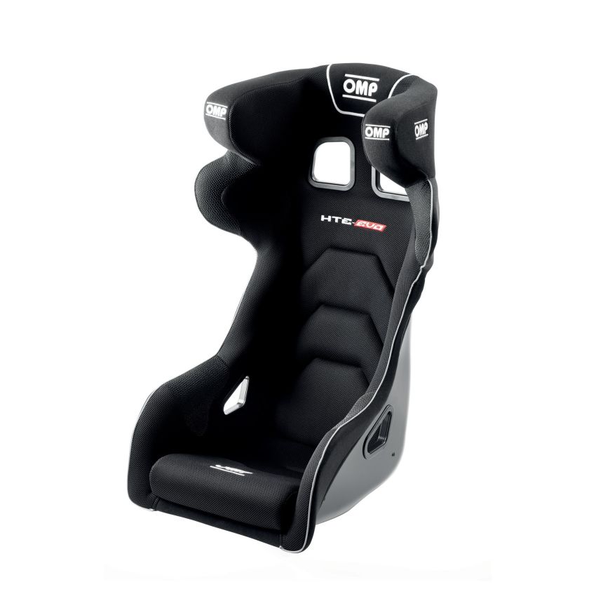 OMP RACING, INC. OMPHA0-0818-A01-071 HTE Evo Seat Fiberglass Black FIA 8855-1999