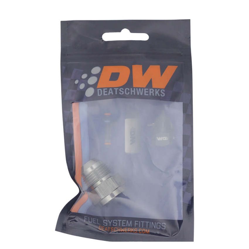 DeatschWerks 6AN Female Flare to 8AN Male Flare Expander - Anodized DW Titanium