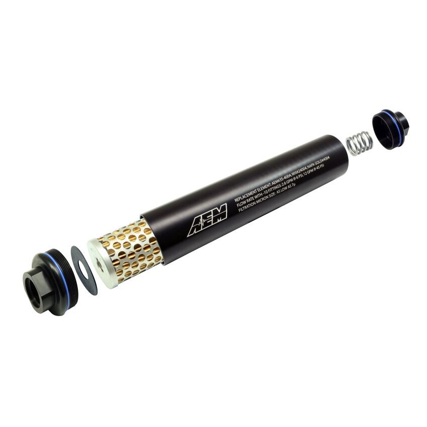 AEM 25-202 Universal High Volume Fuel Filter Element