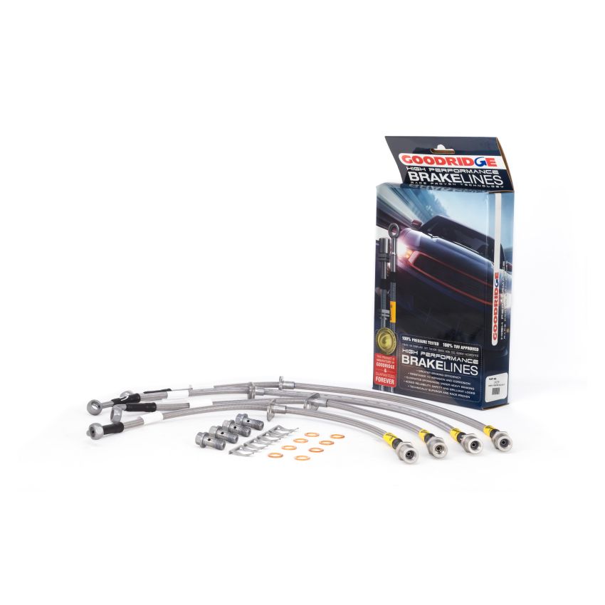 Goodridge 13-15 Subaru Crosstrek XV (All Models) SS Brake Line Kit
