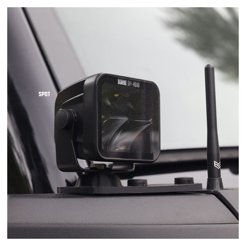 Borne Off-Road BNLT-LP33-2S Light Pods (Kit of 2) 3x3 Spot