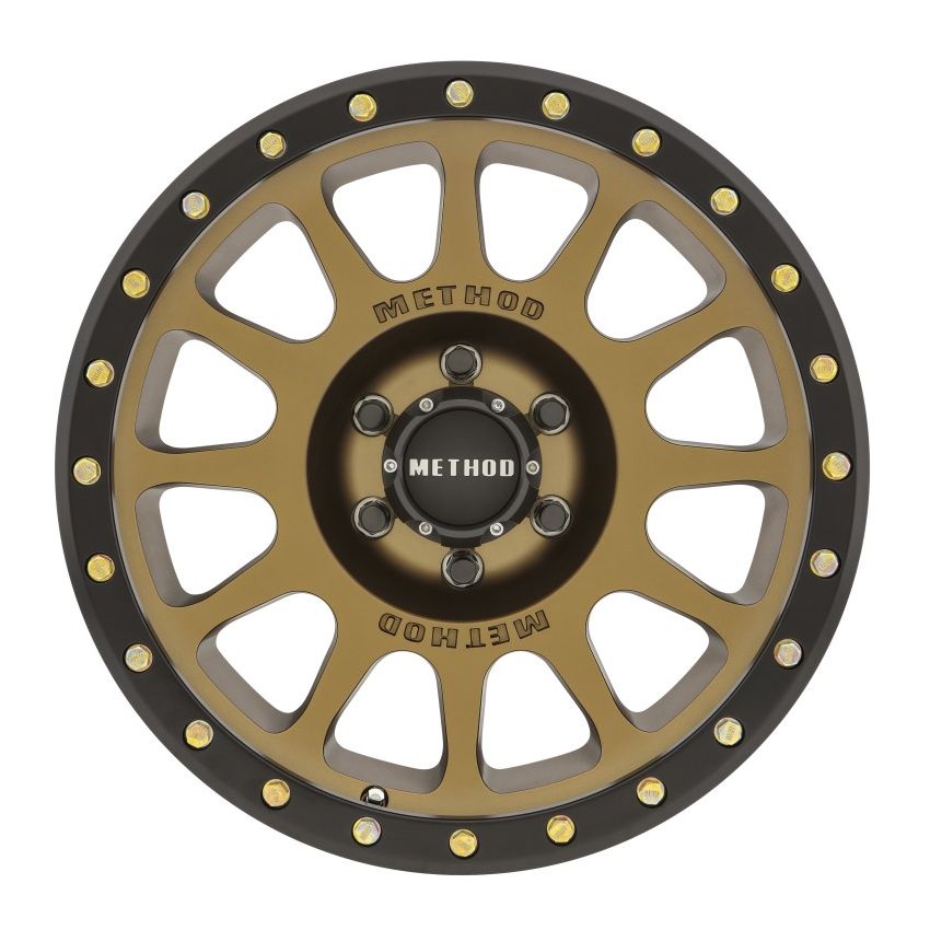 Method MR305 NV 18x9 0mm Offset 6x135 94mm CB Method Bronze/Black Street Loc Wheel