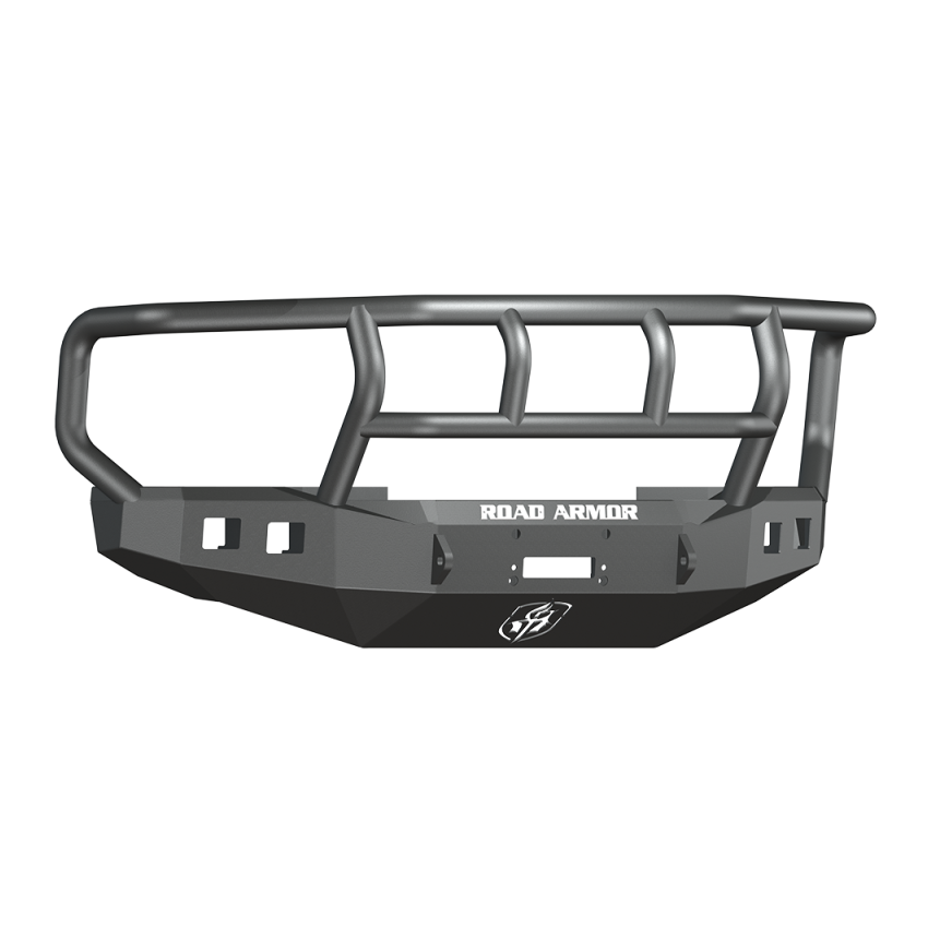 Road Armor 608R2B 08-10 Ford F-250 Stealth Front Winch Bumper w/Titan II Guard Wide Flare - Tex Blk