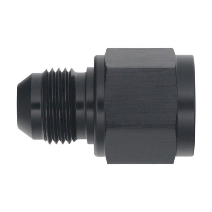 DeatschWerks 10AN Female Flare to 8AN Male Flare Reducer - Anodized Matte Black