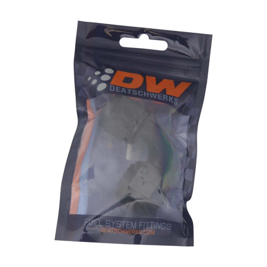 DeatschWerks 10AN Flare Female Swivel 90-Degree to 10AN Flare Female Swivel - Anodized Matte Black