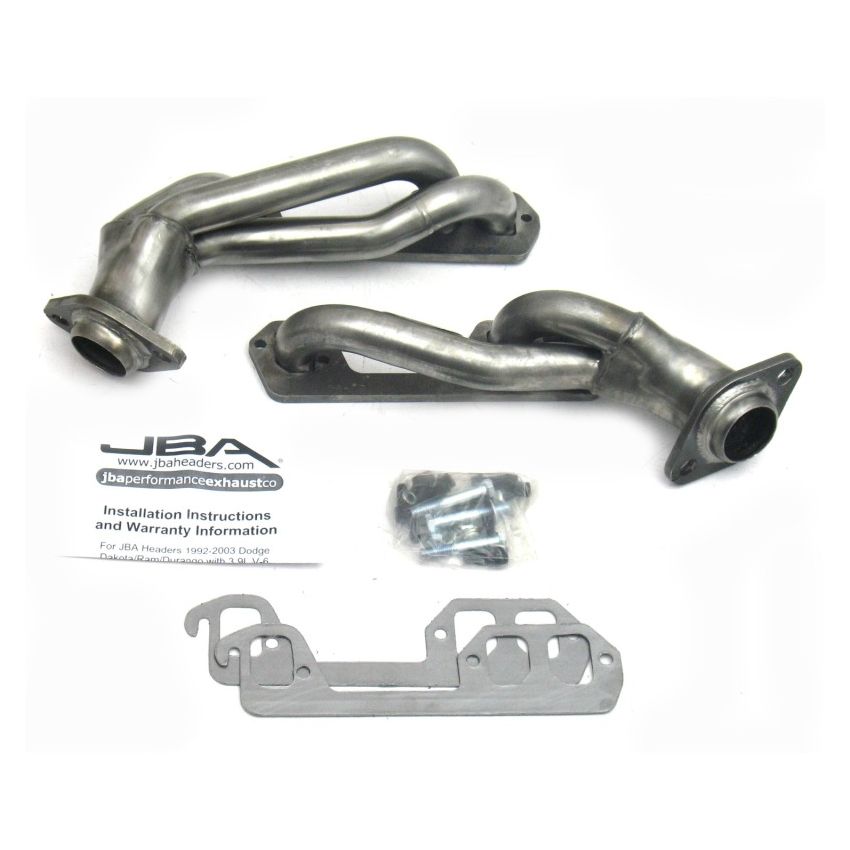 JBA 96-03 Dodge Truck 3.9L V6 1-1/2in Primary Raw 409SS Cat4Ward Header