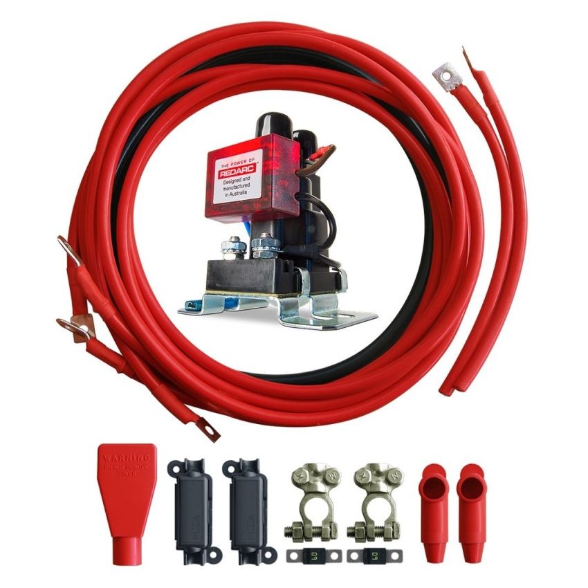 REDARC SBI12KIT Smart Start Battery Isolator & Wiring Kit - 12V 100A
