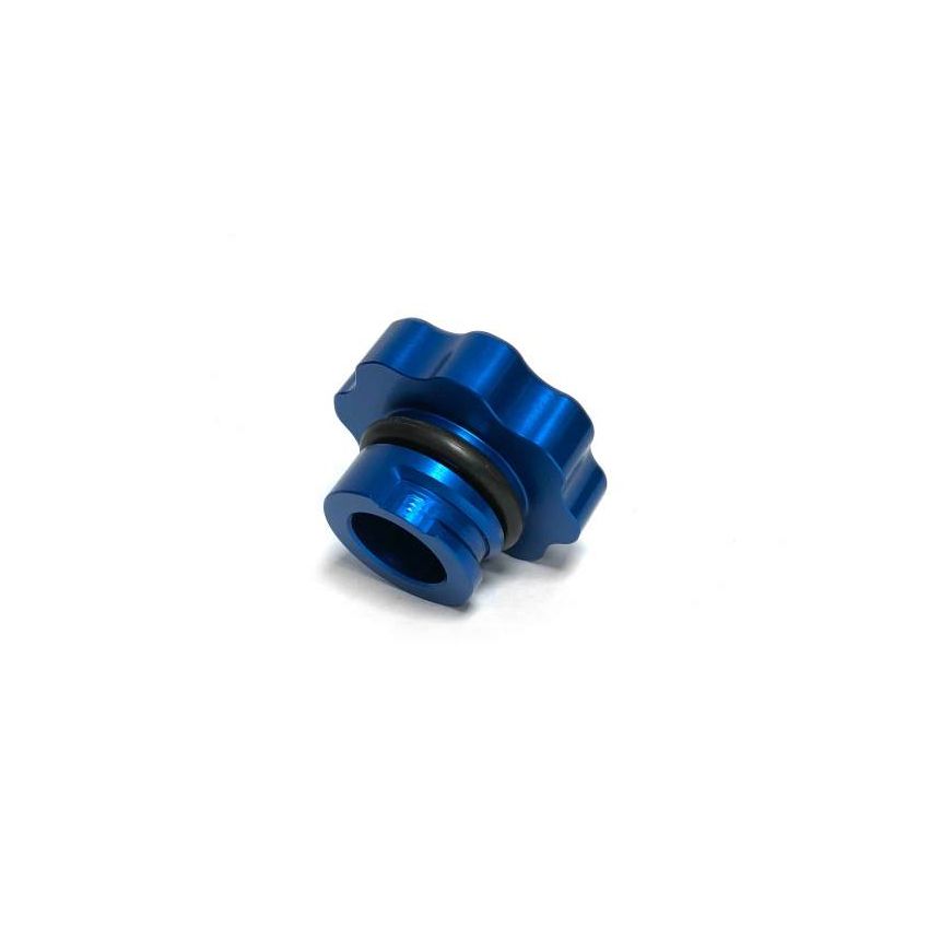 Fleece Performance 01-16 GM 2500/3500 Duramax Billet Oil Cap Cover - Blue