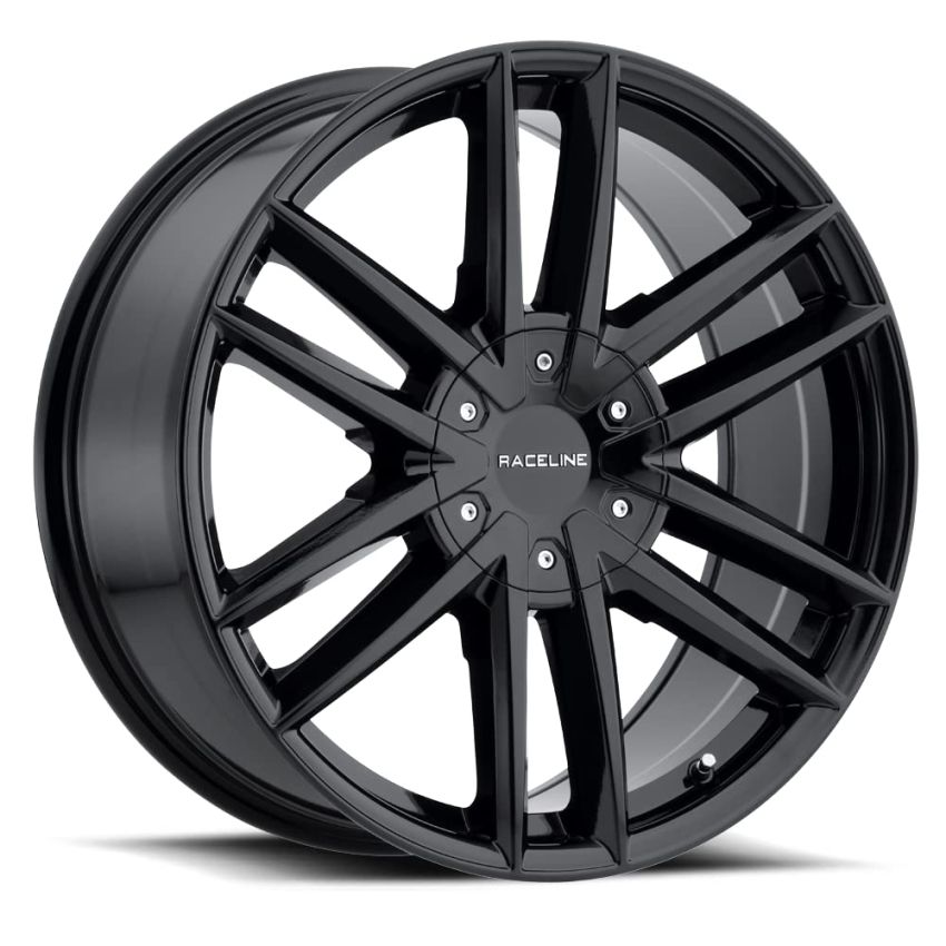 Raceline 158B Impulse 18x8in / 5x114.3/5x127 BP / 35mm Offset / 78.1mm Bore - Gloss Black Wheel