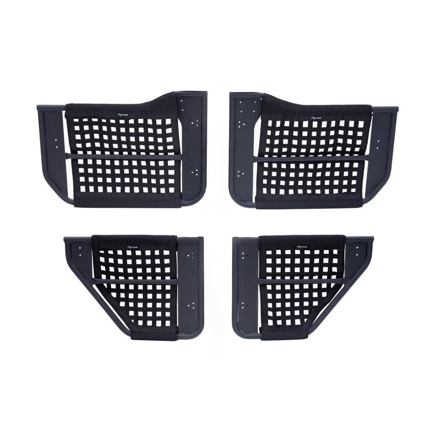 Rampage 7685 2018-2019 Jeep Wrangler(JL) Unlimited Sport 4-Door Trail Doors - 4Dr - Black