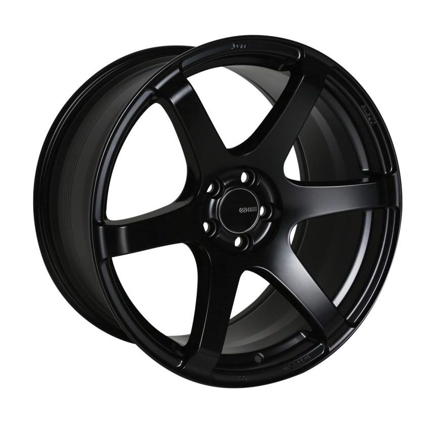 Enkei 485-780-6535BK T6S 17x8 35mm Offset 5x114.3 Bolt Pattern 72.6 Bore Matte Black Wheel