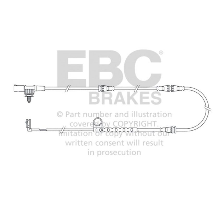 EBC 2005-2006 Land Rover Range Rover Sport 4.2L Supercharged Front Wear Leads