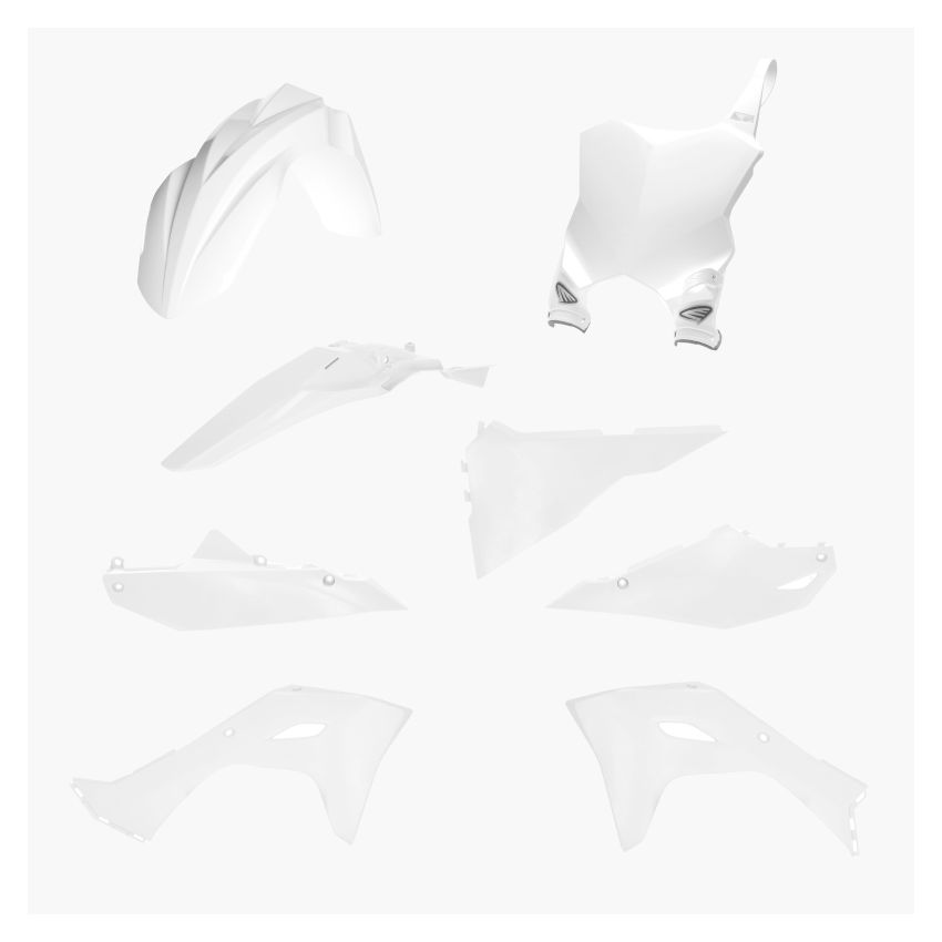 Cycra 1CYC-9436-42 2024 Kawasaki KX450 5 pc. Replica Body Kit - White