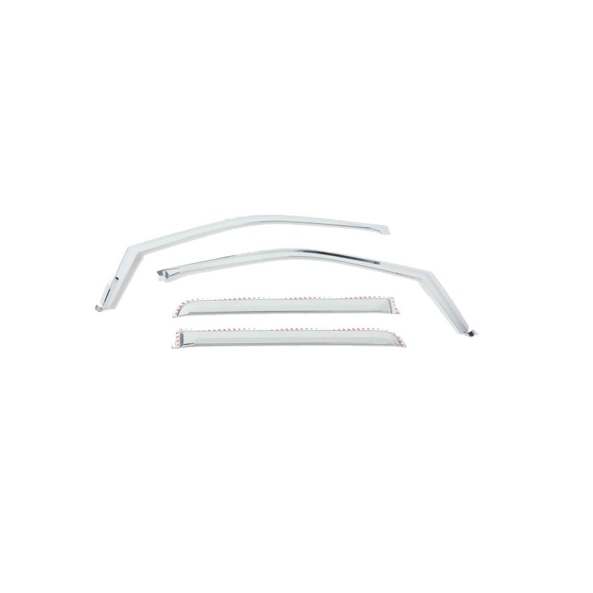 Putco 480065 17-20 Ford SuperDuty - Crew Cab (Set of 4) Element Chrome Window Visors