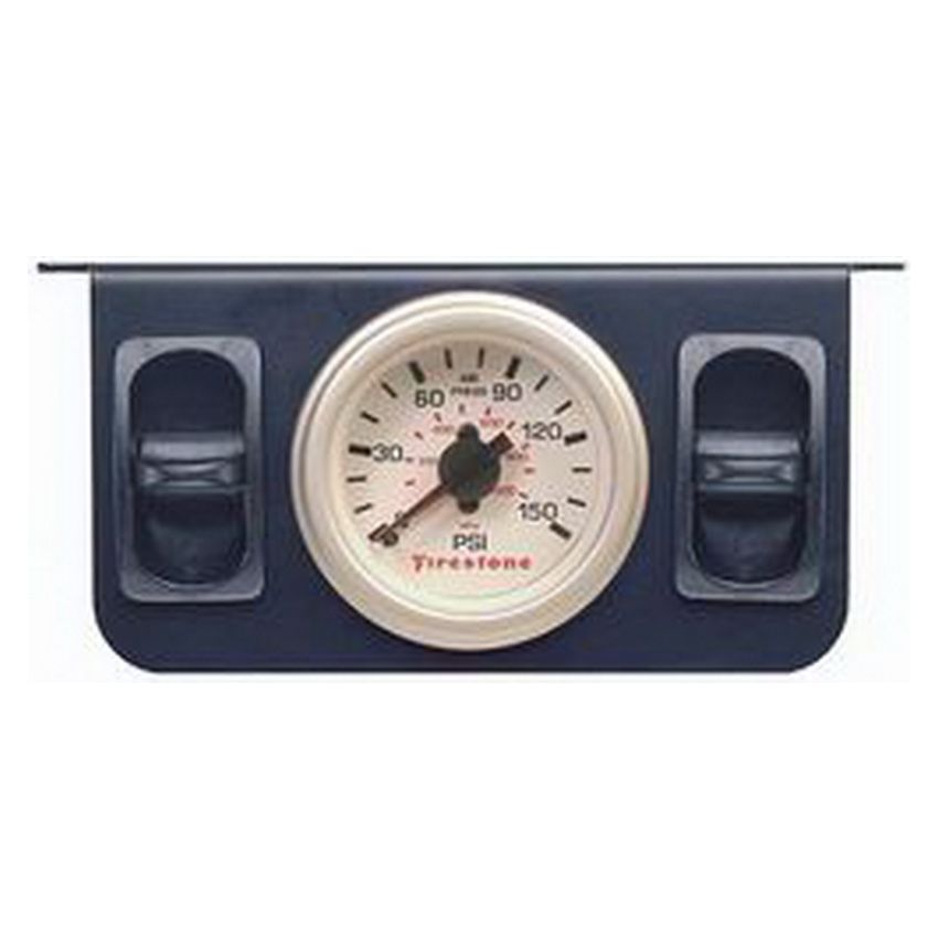 Firestone 2260 Air Adjustable Leveling Electric Control Panel w/Dual Gauge 0-150psi - White (WR17602260)