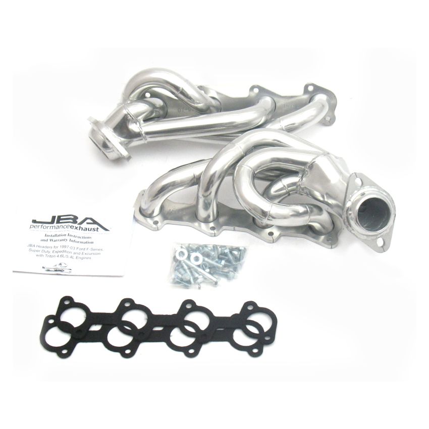 JBA 97-03 Ford F-150 5.4L 2V 1-1/2in Primary Silver Ctd Cat4Ward Header