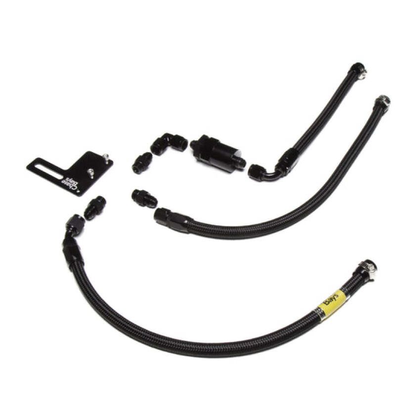 Chase Bays CB-N-KASRF-6-06ORB Nissan 240SX S13/S14/S15 w/KA24DE/SR20DET (w/AEM Fuel Rail/Stock FPR) -06AN Fuel Line Kit