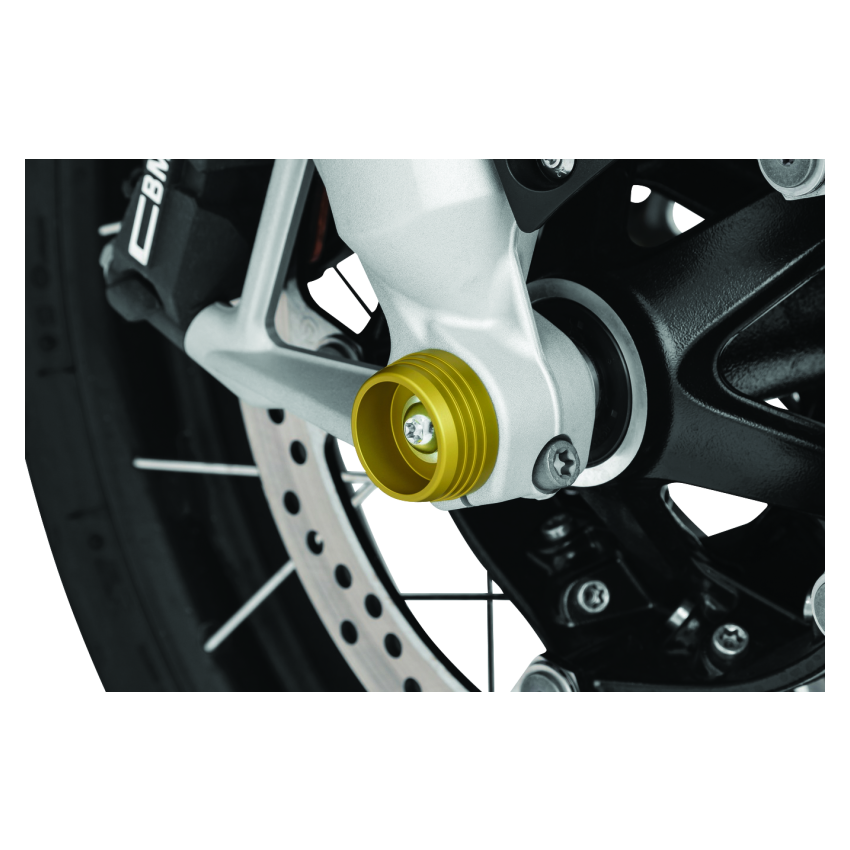 Kuryakyn 3801 Lodestar Axle Sliders Gold