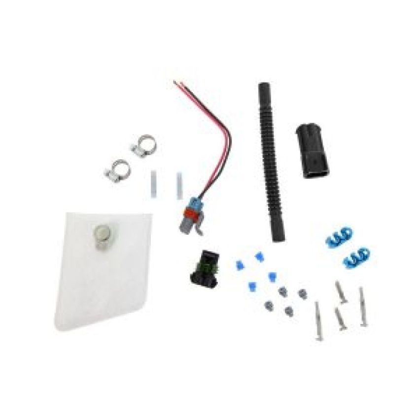 Walbro Universal Installation Kit: Fuel Filter, Wiring Harness, Fuel Line for F90000267 E85 Pump