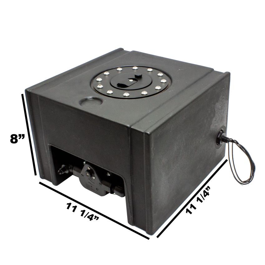 Snow Performance SNO-4530 2.0 Gallon Tank w/Built In Pump Mount