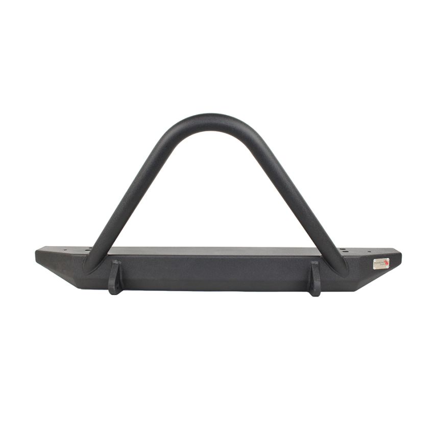 Fishbone Offroad FB22047 97-06 Jeep Wrangler TJ Rubicon Steel Front Bumper W/Stinger - Blk Txtrd Pwdercoat