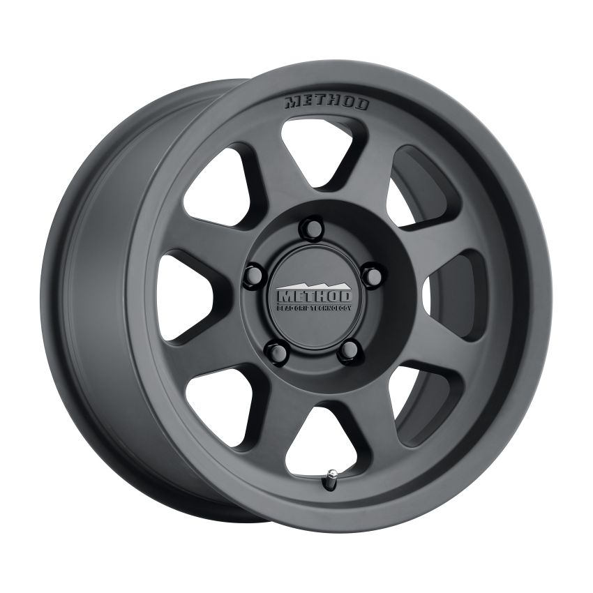 Method Wheels MR70177554530 Method MR701 17x7.5 +30mm Offset 5x110 65.1mm CB Matte Black Wheel