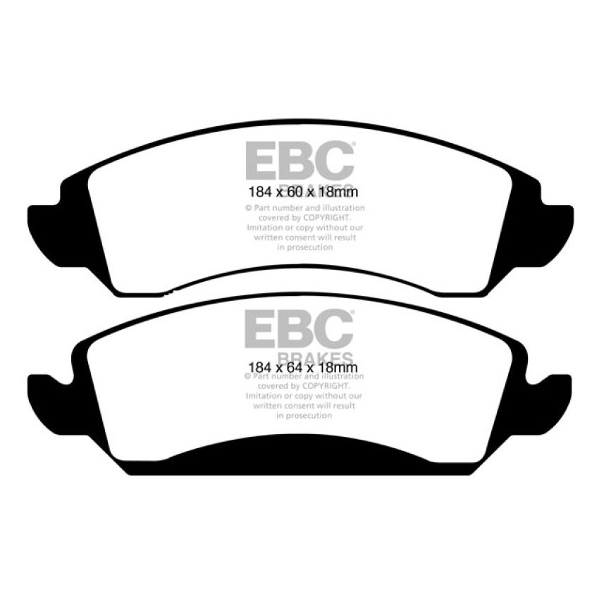 EBC UD1363 09-14 Cadillac Escalade 6.0 Hybrid Ultimax2 Front Brake Pads