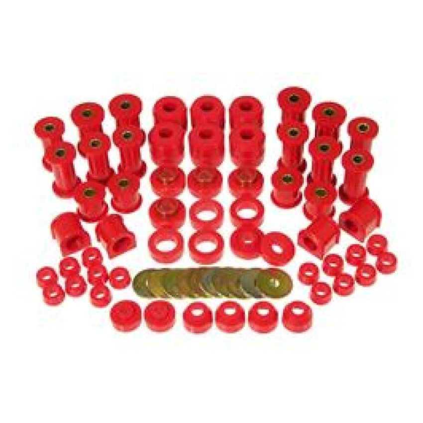 Prothane 1-2005 87-96 Jeep Wrangler Total Kit - Red