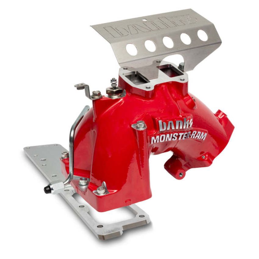 Banks Power 42798-PC 13-18 Ram 6.7L Diesel Monster-Ram Intake System Gen-2 w/Fuel Line - Red w/Heater System