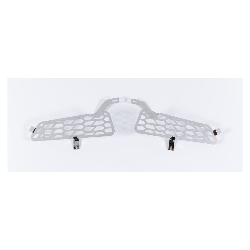 Putco 82168 18-20 Ford F-150 Raptor - Hex Shield - Polished SS Bumper Grille Inserts