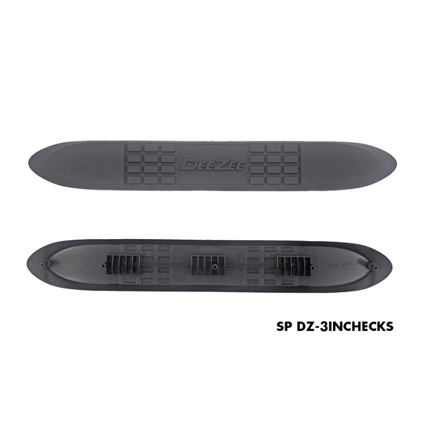 Dee Zee DZ3INCHECKS Deezee Universal Service Parts Step Pads 3In Checkered w/ DZ Logo