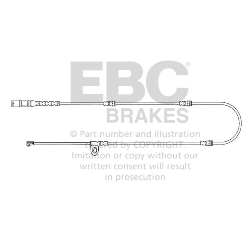 EBC 2010-2014 BMW X5 3.0L Turbo Front Wear Leads