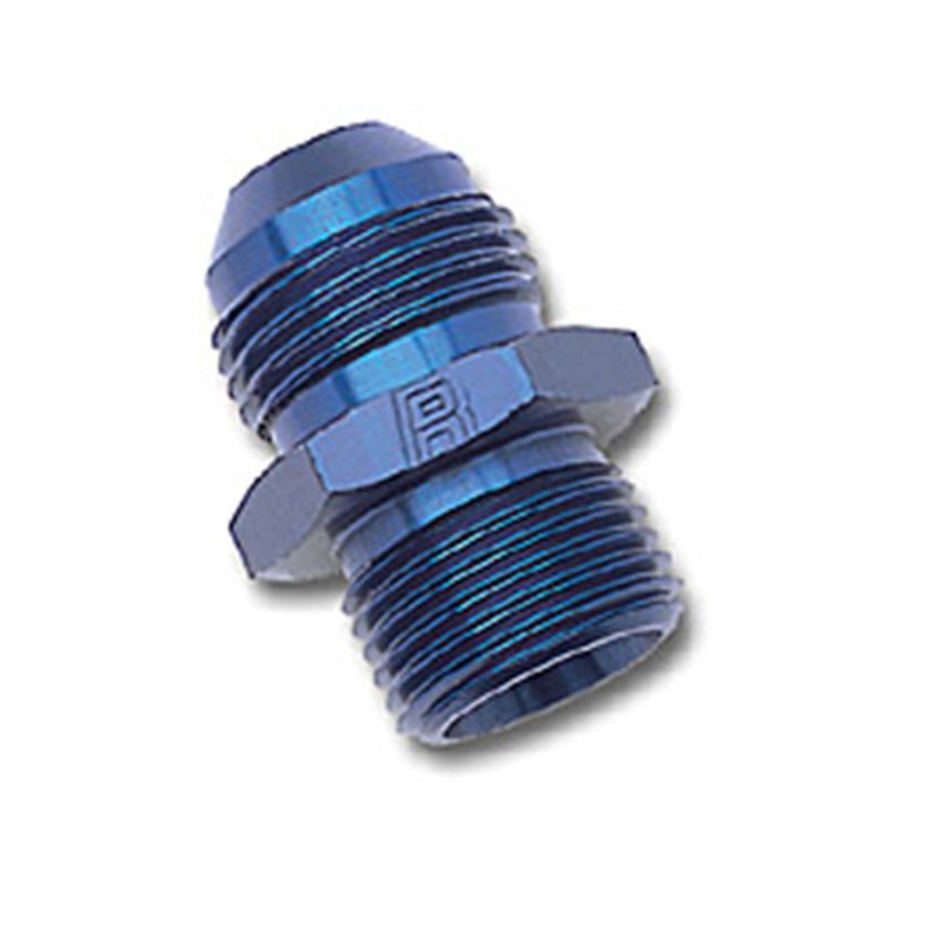 Russell Performance -6 AN Flare to 12mm x 1.5 Metric Thread Adapter (Blue)