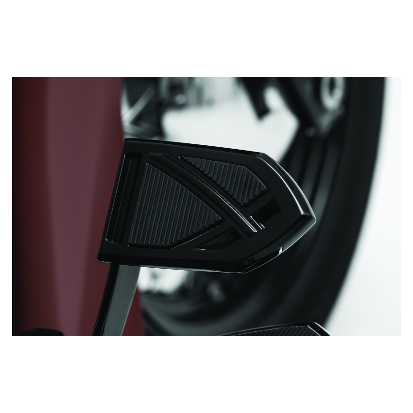 Kuryakyn 5755 Phantom Brake Pedal Pad For 18-Up FL Softails Black